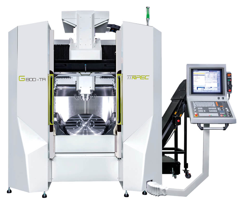Centre d'usinage vertical 5 axes avec structure portique APEC G800-TR