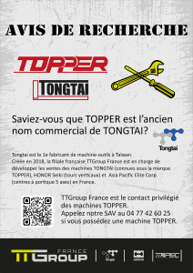 Topper ancien nom commercial de Tongtai